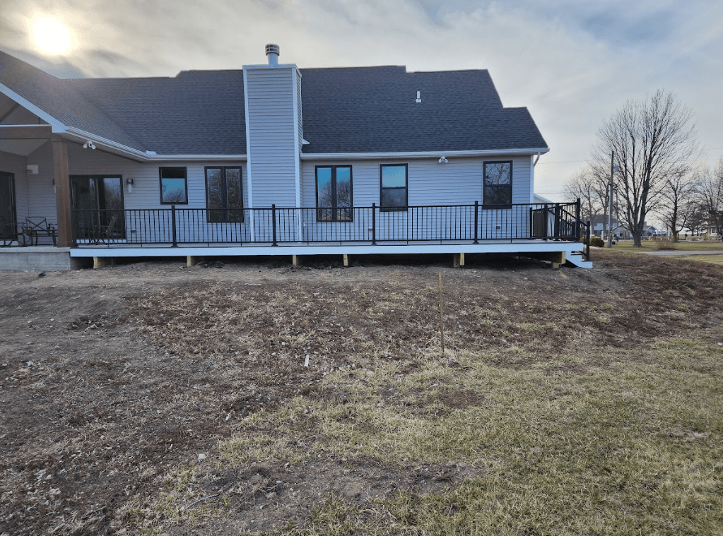 ground-level deck in Lake County, Ohio - local deck builders understand Local Building Codes in Lake County, Ohio