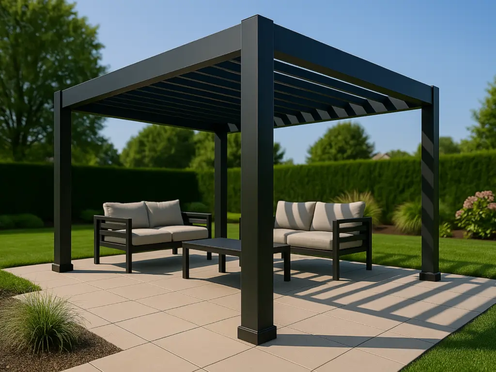 aluminum pergola